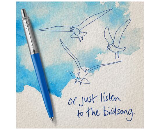 Ручка шариковая Parker JOTTER 17 Originals Blue CT BP в Eco упаковке (15 132e), изображение 5