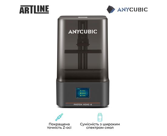 3D-принтер Anycubic Photon Mono 4 (PM40BK0A-O), зображення 2