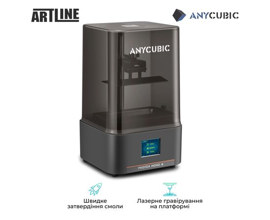 3D-принтер Anycubic Photon Mono 4 (PM40BK0A-O), зображення 4