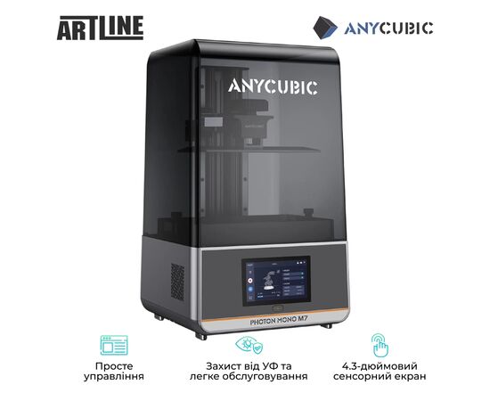 3D-принтер Anycubic Photon Mono M7 (PM70BK0B-O), зображення 3