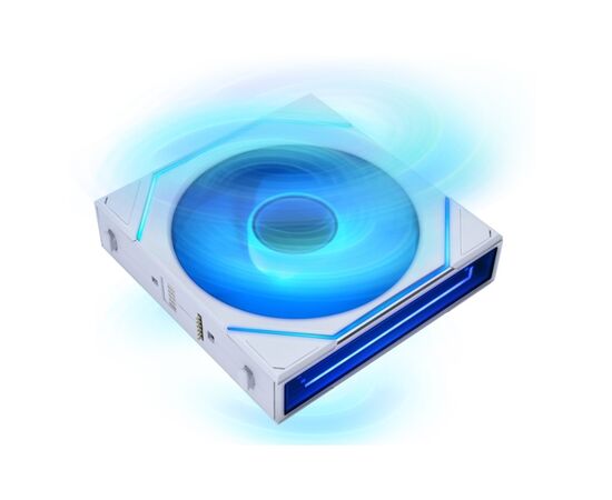 Кулер для корпуса Lian Li Uni Fan SL-INF WIRELESS 120-3, White (G99.12SLIN1W3W.00), изображение 7