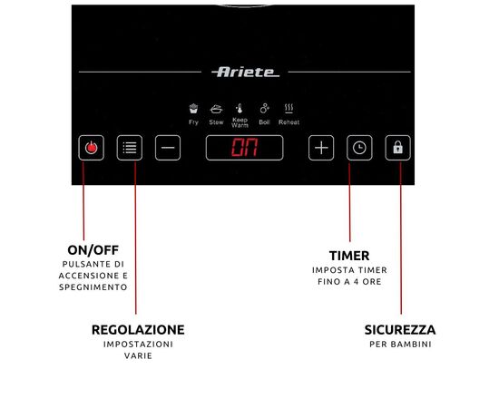 Настільна плита Ariete 1997 (00C199700AR0), зображення 2