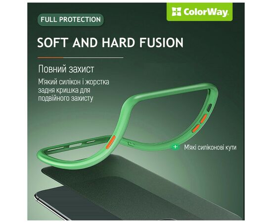 Чехол для мобильного телефона ColorWay Smart Matte Xiaomi Redmi 12 black (CW-CSMXR12-BK), изображение 7