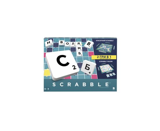 Настольная игра Scrabble Скрабл Оригинал на украинском (HXW21)