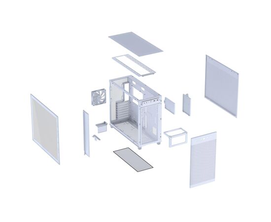 Корпус ASUS Prime AP303 TG White (90DC00V3-B39010), зображення 12