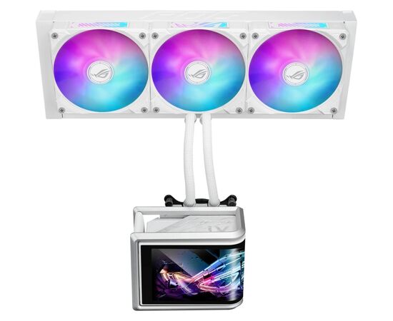 Система жидкостного охлаждения ASUS ROG Ryuo IV SLC 360 ARGB White (90RC0152-B0EAY0), изображение 4