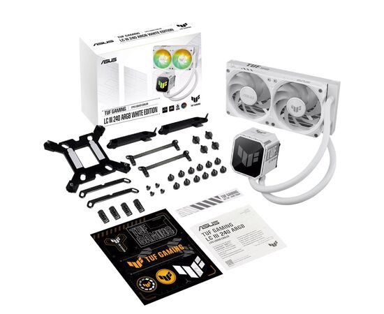 Система жидкостного охлаждения ASUS TUF Gaming LC III 240 ARGB White (90RC01J2-B0EAY0), изображение 10