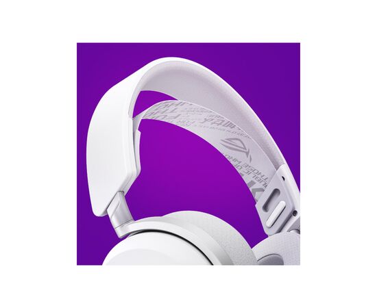 Навушники ASUS ROG Pelta RGB Wireless White (90YH0410-BHUA10), зображення 4
