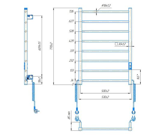 Сушарка для рушників Hygge Family Leeds (6.1.0802.06.BM), зображення 5