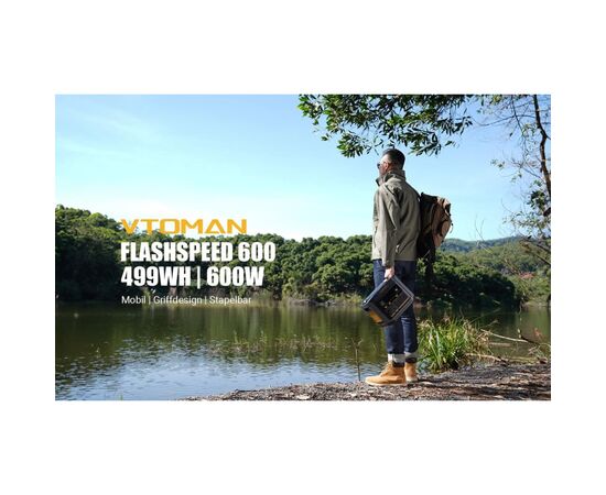 Зарядна станція Vtoman FlashSpeed 600 499Wh (FlashSpeed 600), зображення 2