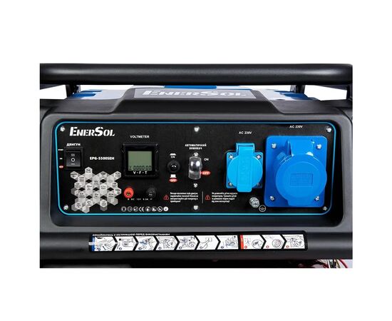 Генератор Enersol 5.5kW, двиг. Honda GX-390 (EPG-5500SEH), зображення 9