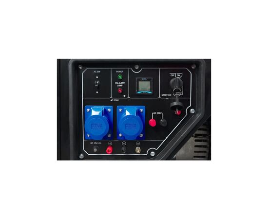 Генератор Enersol дизельный, 1-ф, 10 kW, двигатель ES-110F, 3000 об/мин, вес 170 кг (SKD-10EBA), изображение 9