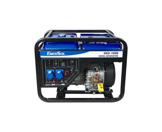 Генератор Enersol дизельный, 1-ф, 10 kW, двигатель ES-110F, 3000 об/мин, вес 170 кг (SKD-10EBA)