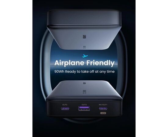 Концентратор Ugreen USB-C to HDMI + 2xUSB 3.2 + USB-C 3.2 + RJ45 + PD CM512 gray (45000), изображение 6