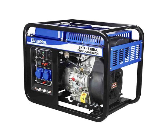 Генератор Enersol дизельний, 13.0kW, HR998F, 3000 об/хв, 210 кг (SKD-13EBA), зображення 2