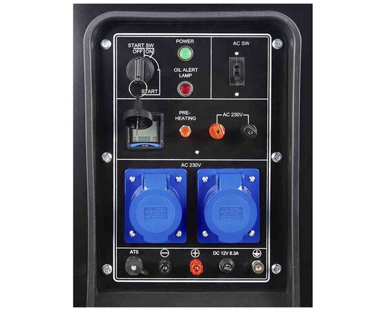 Генератор Enersol дизельний, 13.0kW, HR998F, 3000 об/хв, 210 кг (SKD-13EBA), зображення 5