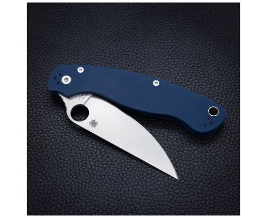 Ніж Spyderco Military 2 CPM SPY27 G-10 Cobalt Blue (C36GPCBL2), зображення 10