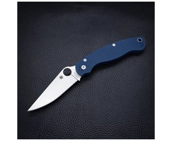 Ніж Spyderco Military 2 CPM SPY27 G-10 Cobalt Blue (C36GPCBL2), зображення 4