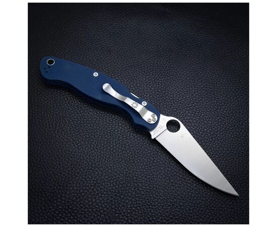 Ніж Spyderco Military 2 CPM SPY27 G-10 Cobalt Blue (C36GPCBL2), зображення 5