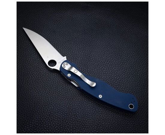 Ніж Spyderco Military 2 CPM SPY27 G-10 Cobalt Blue (C36GPCBL2), зображення 7