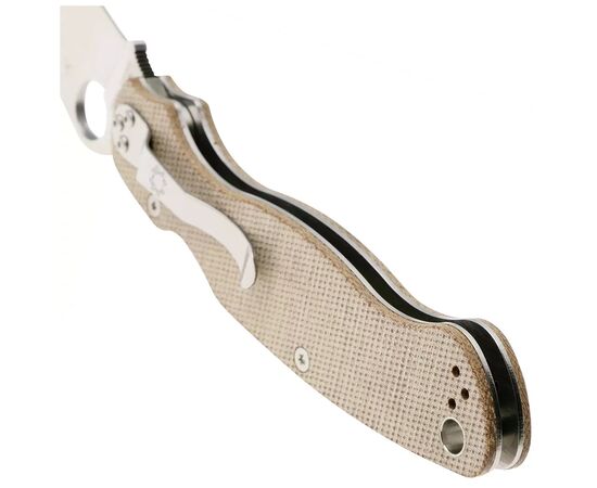 Ніж Spyderco Military 2 CPM Cru-Wear Micarta Brown (C36MPCW2), зображення 7