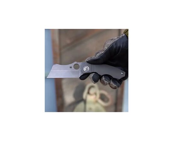 Ніж Spyderco Stovepipe CPM 20CV Titanium (C260TIP), зображення 4
