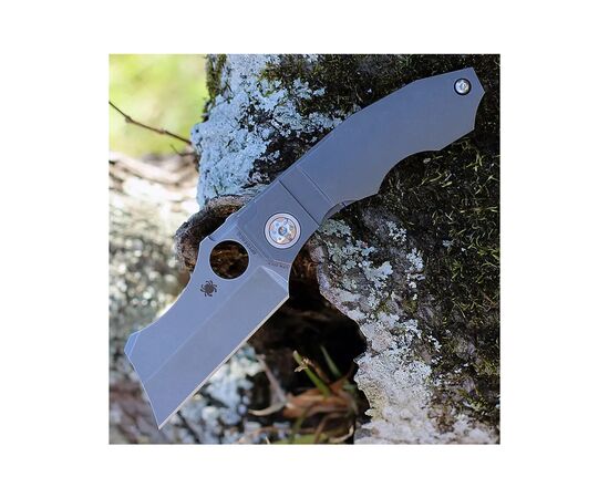 Ніж Spyderco Stovepipe CPM 20CV Titanium (C260TIP), зображення 5