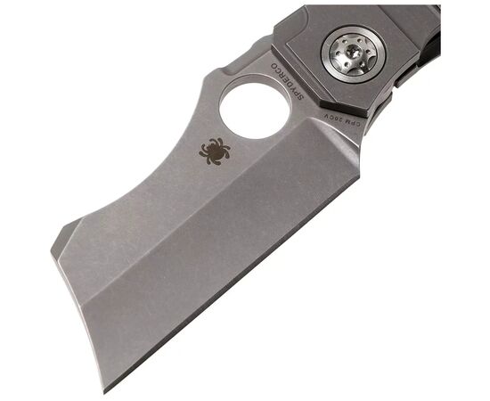 Ніж Spyderco Stovepipe CPM 20CV Titanium (C260TIP), зображення 7