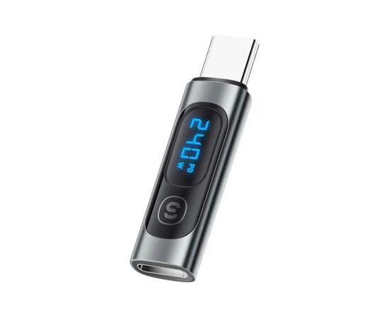 Переходник USB-C F to USB-C M digital display Essager (EZJTT-TX0G-P), изображение 2