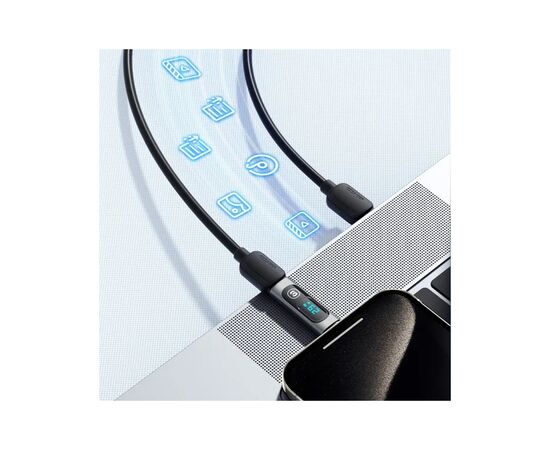 Переходник USB-C F to USB-C M digital display Essager (EZJTT-TX0G-P), изображение 7