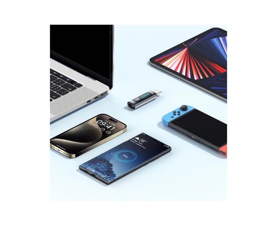 Переходник USB-C F to USB-C M digital display Essager (EZJTT-TX0G-P), изображение 8