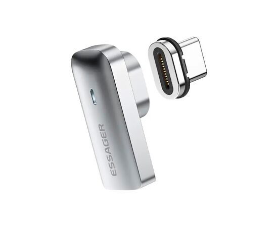 Перехідник USB-C magnetic 20Gbps 4K 90° corner Essager (EZJCX-RJ0G)