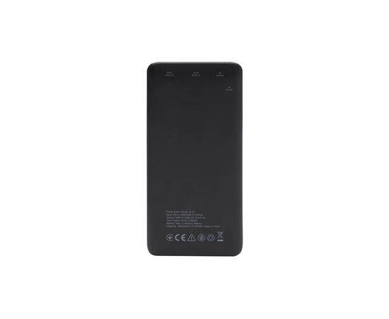 Батарея універсальна GEAR 10000mAh, 10W, USB-TypeC, 2*USB-A, Micro-USB, black (SL10), зображення 2