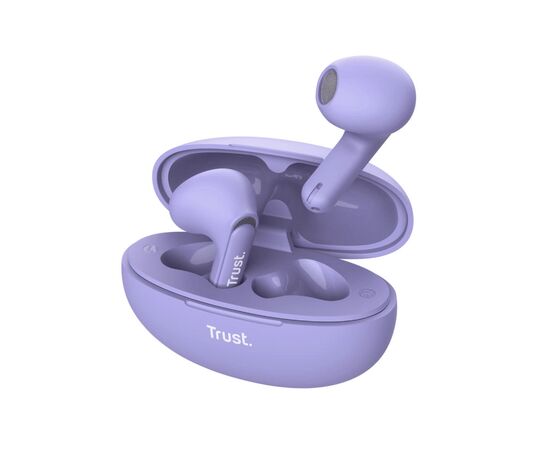 Навушники Trust Yavi Earphones Wireless Purple (25299), зображення 2