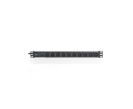 Силовой блок 19" 1U w/PDU 10xC13, 10A, 250V, вилка C14 Digitus (DN-95404), изображение 3