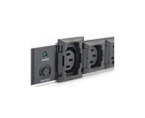 Силовой блок 19" 1U w/PDU 10xC13, 10A, 250V, вилка C14 Digitus (DN-95404), изображение 5