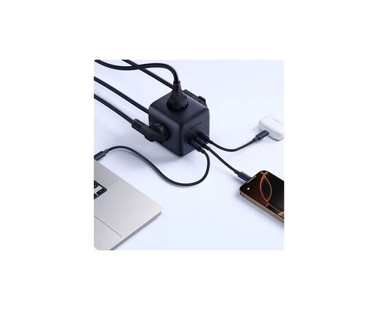 Сетевой фильтр питания Baseus EnerFill FA11 Cube Power Strip (E00082100123-00), изображение 8