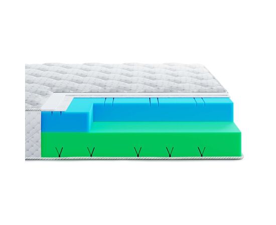 Матрац Highfoam Noble Argentum Moon, ортопедичний, двосторонній 80х190 см (4820001216868), зображення 2