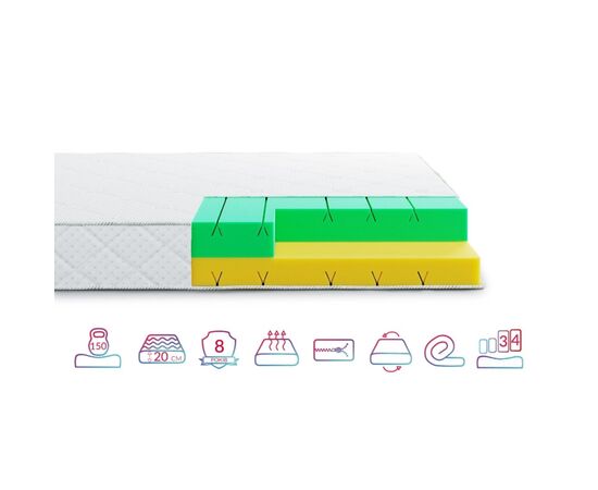 Матрац Highfoam Noble Argentum Star 160x200 см (4820001167856)