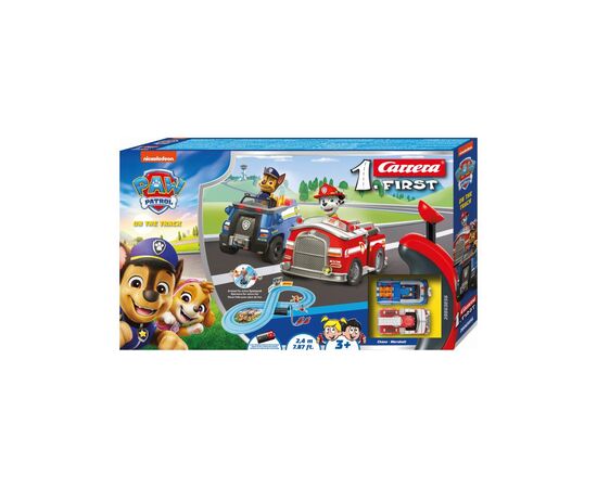 Автотрек Carrera First Paw Patrol На трасі, довжина траси 2.4 м (CR-20063056), зображення 2