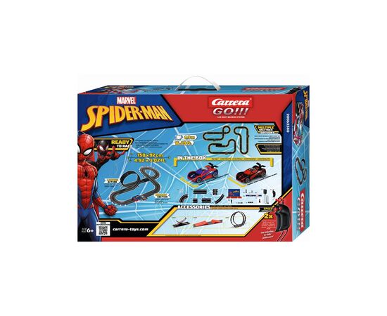 Автотрек Carrera GO!!! Спайдермен-гонщик (CR-20062580), изображение 9