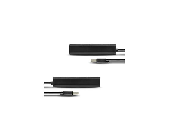 Концентратор AXAGON USB 3.1 to 4xUSB 3.0 1.2m + cable USB to Micro 5P black (HUE-S2BL), изображение 6