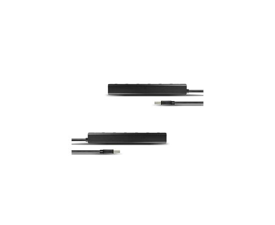 Концентратор AXAGON USB 3.1 to 7xUSB 3.0 + power adapter black (HUE-SA7BP), изображение 4