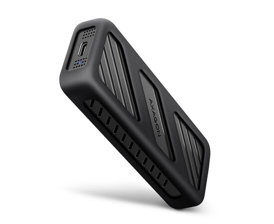 Кишеня зовнішня AXAGON USB-C 20Gbps metal box for M.2 NVMe SSD ARMORED (EEM2-20G)