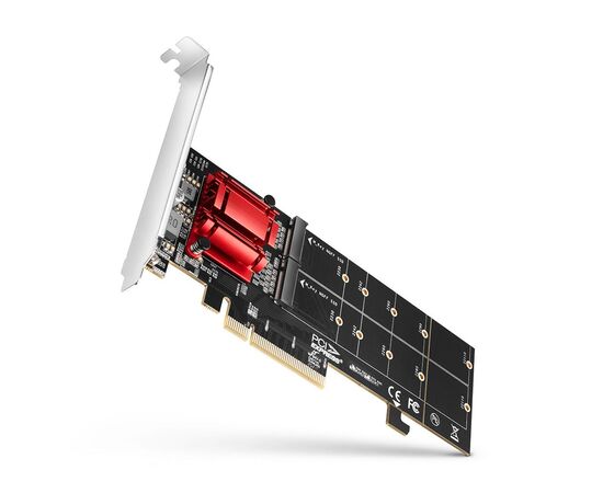Контролер AXAGON PCIe to 2xNVMe M.2 controller (PCEM2-ND)
