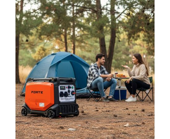 Генератор Forte інверторний FG5500iE 4kW, стартер ручний, електричний , 11л. (148251), зображення 11