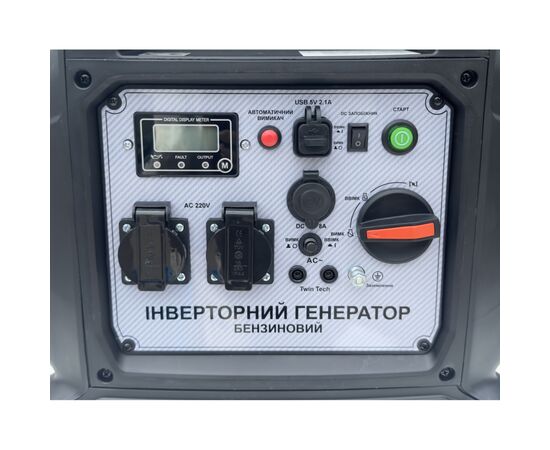 Генератор Forte інверторний FG5500iE 4kW, стартер ручний, електричний , 11л. (148251), зображення 9