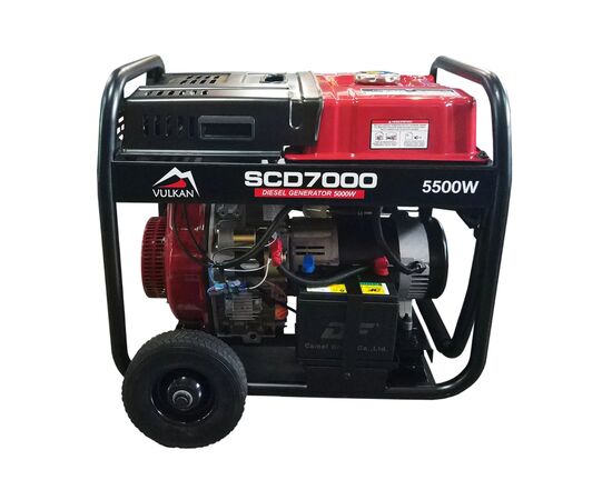 Генератор Vulkan SCD7000 дизель 5Kw, 3ф (SCD7000)
