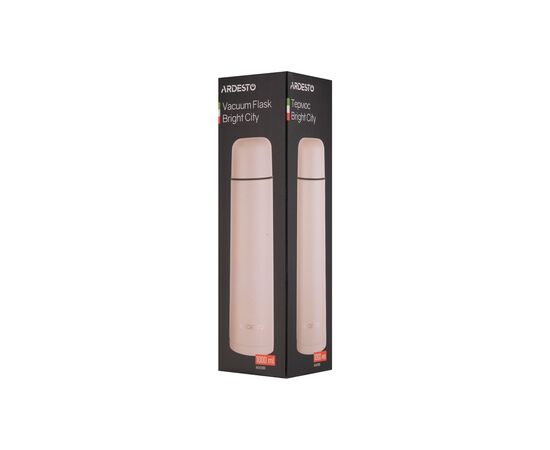Термос Ardesto Bright City 1000 мл Бежевий (AR2610BG), зображення 5