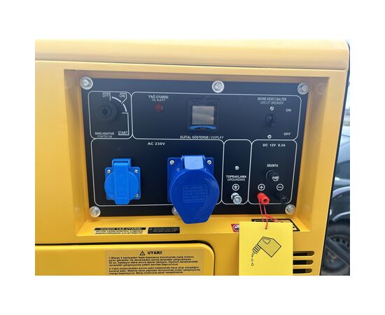 Генератор KAMA KDK7500SCA, дизель, 5.5kW, 6.9KVA, 230V, ATS, 14,5л (KDK7500SCA), зображення 2